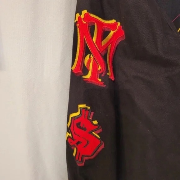 JH Design Leather Canvas Scarface Jacket 6XL - Picture 4 of 15